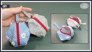 Quick and Easy Sewing💐 Making a new coin purse in a simple way [upl. by Helene322]