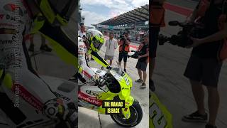 Andrea Iannones First Try  vr46racingteam malaysiagp ducati [upl. by Pacorro]