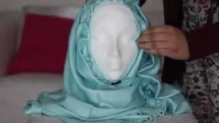 Fold and Pin Style  Hijab Tutorial Part 1 [upl. by Imef321]