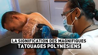 La signification des magnifiques tatouages polynésiens [upl. by Dunaville]