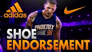 NBA 2K17 MyCAREER LVP  Shoe Endorsement Posterizer Badge Unlocked [upl. by Joappa62]