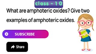 What are amphoteric oxides Give two examples of amphoteric oxides [upl. by Bo]