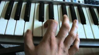 Insomnia on piano Tutorial EASY [upl. by Llehsyar]