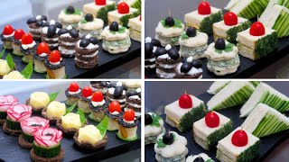 7 Delicious and Easy Recipes for Spring CANAPÉS and STARTERS  Party finger food ideas [upl. by Lange]