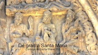 Medieval Spain  Cantiga de Santa Maria De grada Santa Maria [upl. by Hcab]