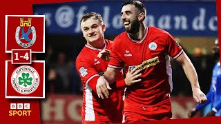 HIGHLIGHTS  Dungannon Swifts 14 Cliftonville [upl. by Eerok]