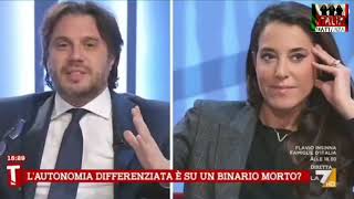 La figuraccia in diretta della badante di Berlusconi Licia Ronzulli sullautonomia differenziata [upl. by Gottfried]