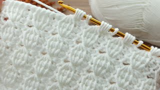 Amazing👌  Super Easy Tunisian Crochet Baby Blanket For Beginners online Tutorial  Tunisian [upl. by Nitas658]