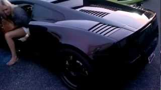 22 Year Old Girl owns Lamborghini Gallardo soundcheck [upl. by Nissensohn]