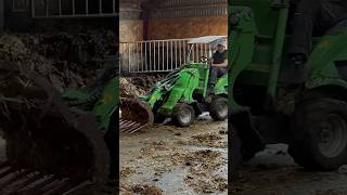 Fast amp Efficient Cowshed Cleaning with a Small Tractor 🚜🐄 [upl. by Ysiad]