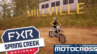 2024 AMA Motocross Spring Creek Track Preview [upl. by Nnairb]