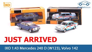 IXO  143 Just arrived Mercedes 240 D W123 and Volvo 142 [upl. by Coffee]