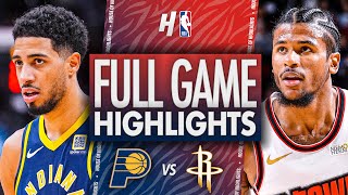 Indiana Pacers vs Houston Rockets  Full Game Highlights  November 20 202425 NBA Season [upl. by Seuqirdor]