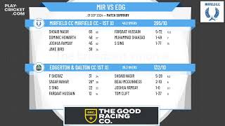 Mirfield CC Mirfield CC  1st XI v Edgerton amp Dalton CC 1st XI [upl. by Bobseine]