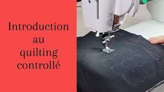 Le quilting controllé une autre façon de quilter à la machine [upl. by Amann556]