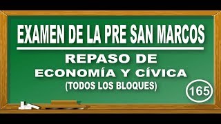 REPASO DE ECONOMÍA Y CÍVICA  OFERTA Y DEMANDA  ESTADO PERUANO  EXAMEN PRE SAN MARCOS  CEPREUNMSM [upl. by Andaira]