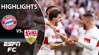 STATEMENT WIN 👏 Stuttgart vs Bayern Munich  Bundesliga Highlights  ESPN FC [upl. by Ennaeus766]