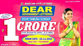 NAGALAND LOTTERY LIVE  1PM TODAY 03112024 [upl. by Ferrick]