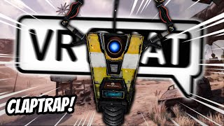 CLAPTRAP LOOKS FOR JACK BLACK IN VRCHAT  Funny VRChat Moments ft ZeCyberChimp [upl. by Parette678]