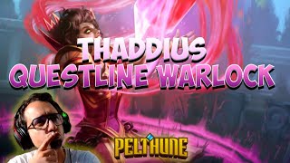 Wild  THADDIUS QUESTLINE WARLOCK  Pelthune Hearthstone  HS FR [upl. by Griseldis754]