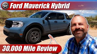 Ford Maverick Hybrid 30000 Mile Long Term Review [upl. by Annayak]