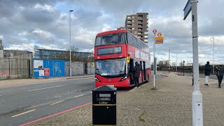 SL2 Walthamstow CentralNorth Woolwich Route visual FRV [upl. by Tecu957]