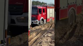 Szkolenie strażwterenie osp psp offroad 4x4 firefighter fire strażpożarna car firetruck [upl. by Raama]