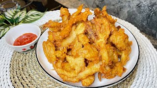 Jamur Tiram Krispi masak food cooking trending [upl. by Sergius]