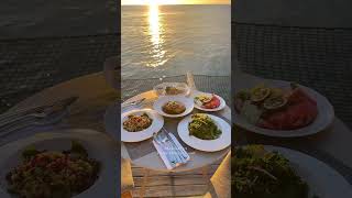 sunset Private dining Experience In maldives beachresort [upl. by Jamin853]