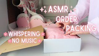 Lets Pack Orders ASMR 🌸 packaging orders asmr small business asmr order packing sounds no music [upl. by Roddie513]