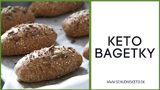 Keto bagetky  Video recept  Schudni s Keto [upl. by Einneb881]