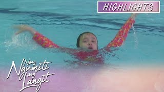 Amber drowns in the swimming pool  Nang Ngumiti Ang Langit With Eng Subs [upl. by Ratcliffe]