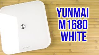 Распаковка YUNMAI SE Smart Scale White M1680WH [upl. by Bradly]