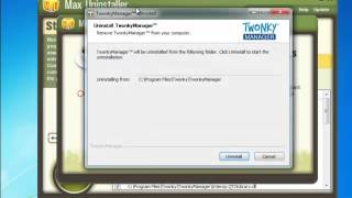 How to uninstall Twonky Manager completely with Max Uninstaller [upl. by Megen898]