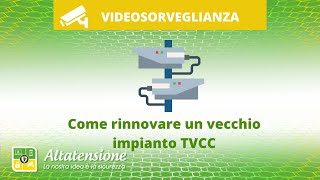 Come rinnovare un vecchio impianto di videosorveglianza [upl. by Gnouhc]