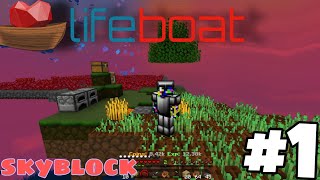 Lifeboat Skyblock without spending money 1 [upl. by Illehs]