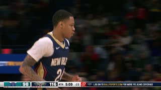 Pelicans Stat Leader Highlights Jordan Hawkins with 21 Points vs Charlotte Hornets [upl. by Allerbag]