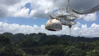 Arecibo Radio Telescope Time Lapse  Puerto Rico  Amazing Engineering [upl. by Kemppe]