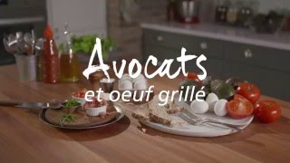 Avocats et oeuf grillé [upl. by Naihtniroc]