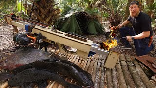 Slingrifle Catch and Cook in the Florida Backwoods Day 2 of 3 [upl. by Otreblig]