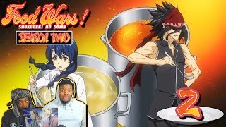 MEGUMI VS RYO Food Wars Shokugeki No Soma  Season 2  Episode 2  Reaction [upl. by Helbon]