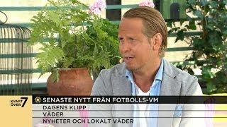 Jesper Hussfelt analyserar tungviktsmötet mellan Brasilien och Tyskland  Nyhetsmorgon TV4 [upl. by Sedicla]