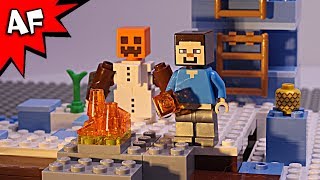 Lego Minecraft SNOW GOLEM STORY [upl. by Koffman]