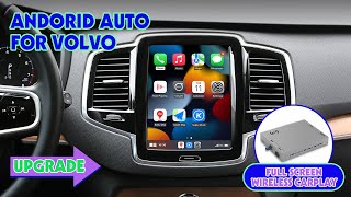 V1 UPGRADE  Install Wireless Apple Carplaykit Full Screen on Volvo XC90XC60XC40S90S60 [upl. by Aara445]