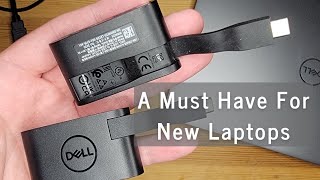 No USBHDMI Ports On Your Dell Laptop No Problem USBC Adapter [upl. by Notsruht]