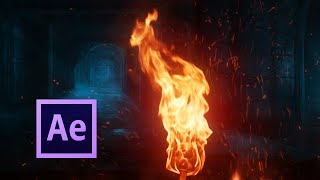 Realistic FIRE Simulation  After Effects TUTORIAL [upl. by Erodasi]