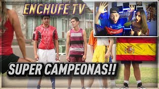 ESPAÑOLES REACCIONAN A ENCHUFETV  SUPER CAMPEONAS [upl. by Lawry78]