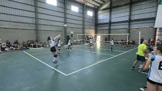 Galicia vs Soc Italiana Alvear sub 18 1 set B [upl. by Ardnazil393]