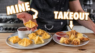 Making Crab Rangoon Wontons At Home  But Better [upl. by Aria]