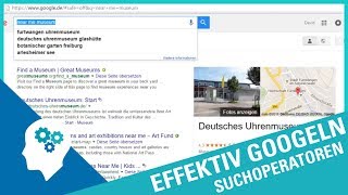 Effektiv Googeln mit Suchoperatoren  Frag fuugle [upl. by Schargel]